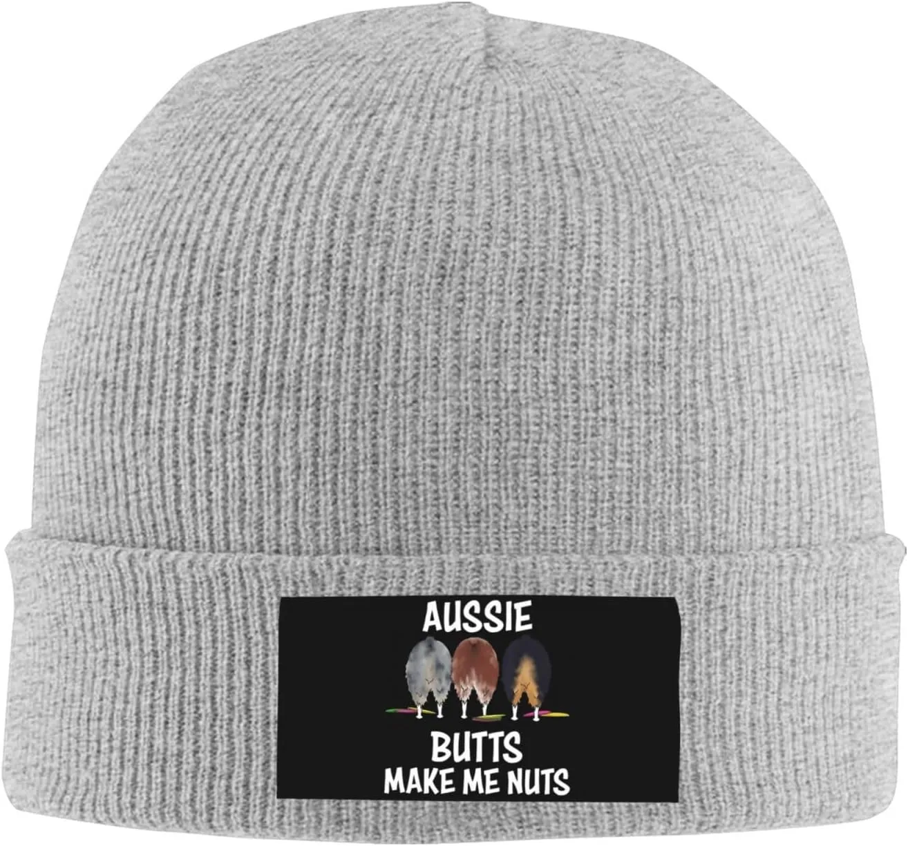 Aussie Butts Make Me Nuts Beanie Hat Winter Warm Skull Beanie for Men Women