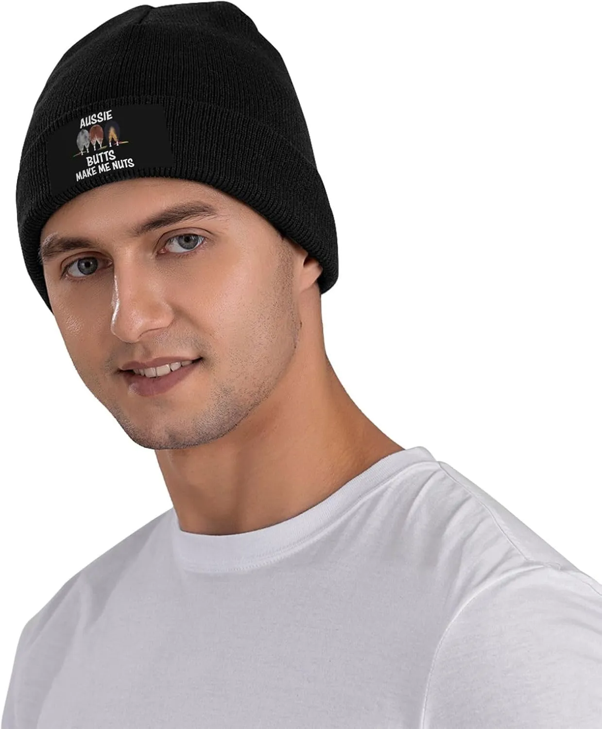 Aussie Butts Make Me Nuts Beanie Hat Winter Warm Skull Beanie for Men Women