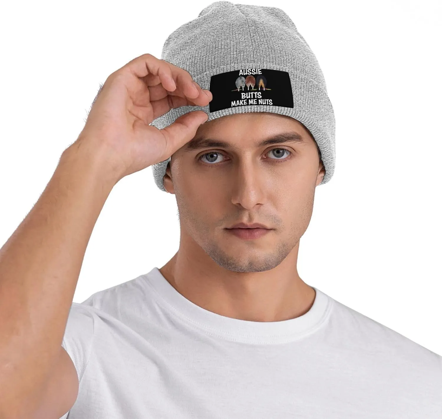 Aussie Butts Make Me Nuts Beanie Hat Winter Warm Skull Beanie for Men Women