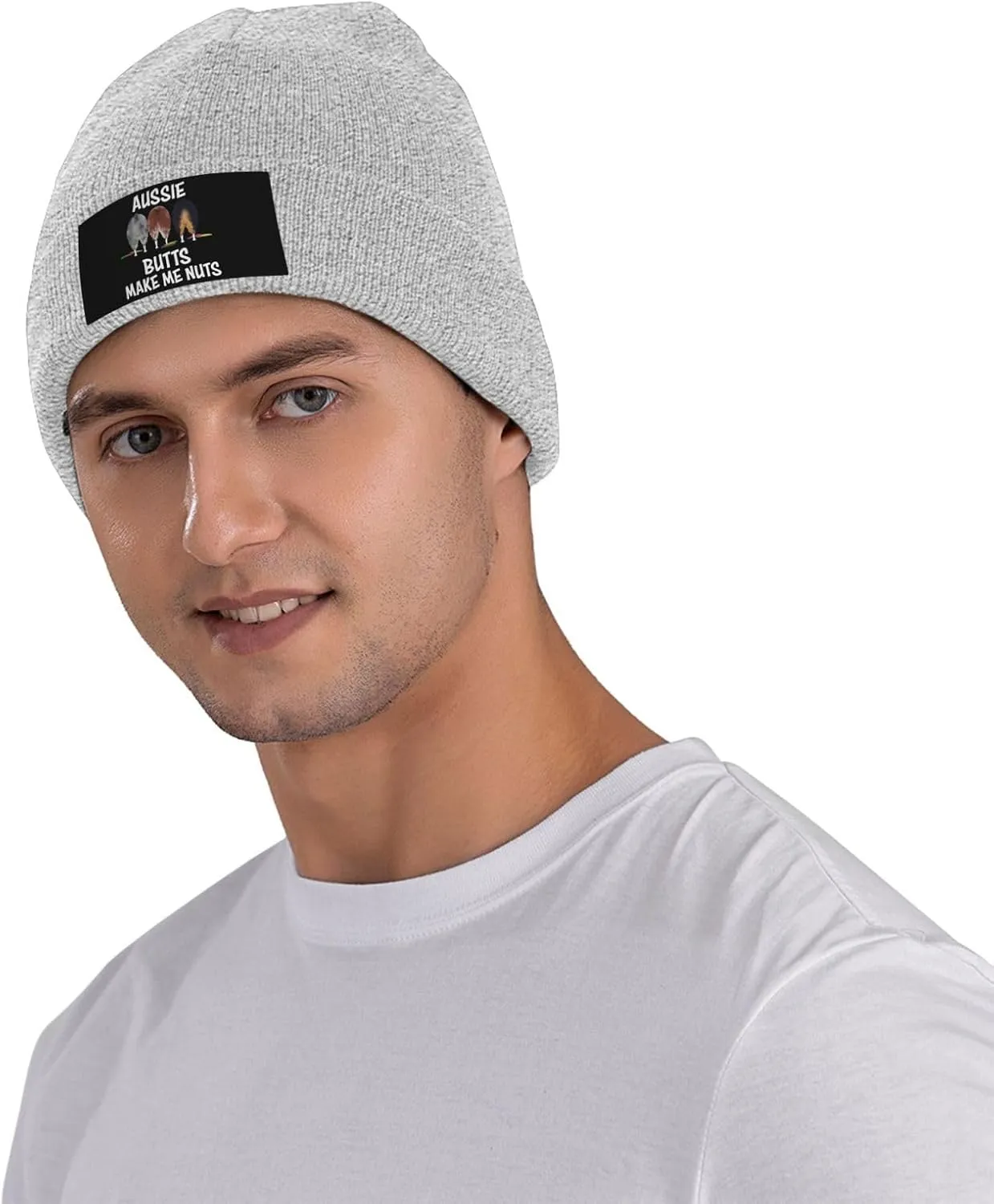Aussie Butts Make Me Nuts Beanie Hat Winter Warm Skull Beanie for Men Women