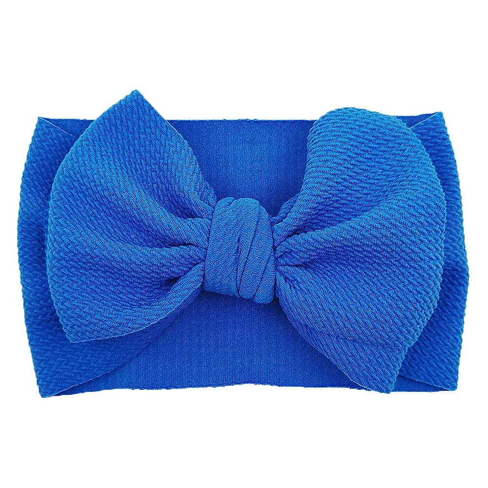 Baby Girl Bow Headbands Newborn Hairband Baby Turban Knotted Elastic Headwrap for Toddler Hair Accessories (AA05-8PCS)