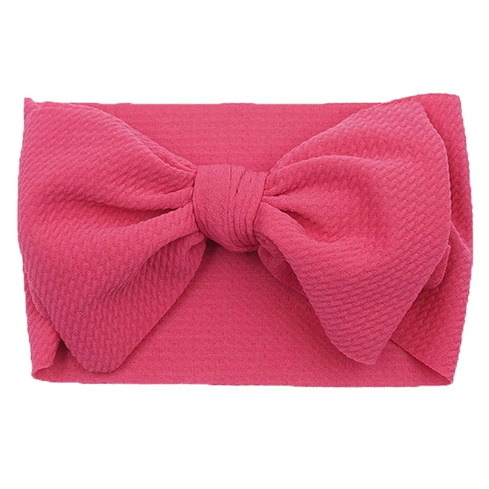 Baby Girl Bow Headbands Newborn Hairband Baby Turban Knotted Elastic Headwrap for Toddler Hair Accessories (AA05-8PCS)
