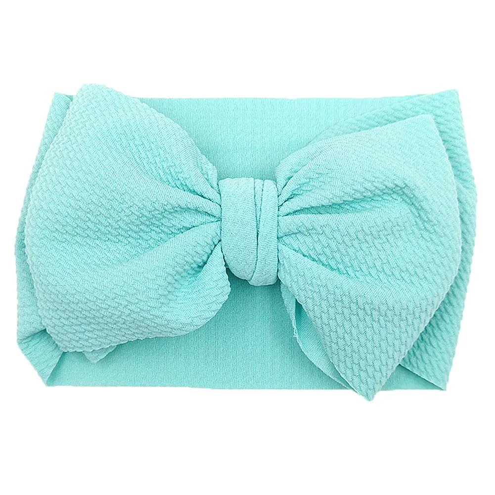 Baby Girl Bow Headbands Newborn Hairband Baby Turban Knotted Elastic Headwrap for Toddler Hair Accessories (AA05-8PCS)