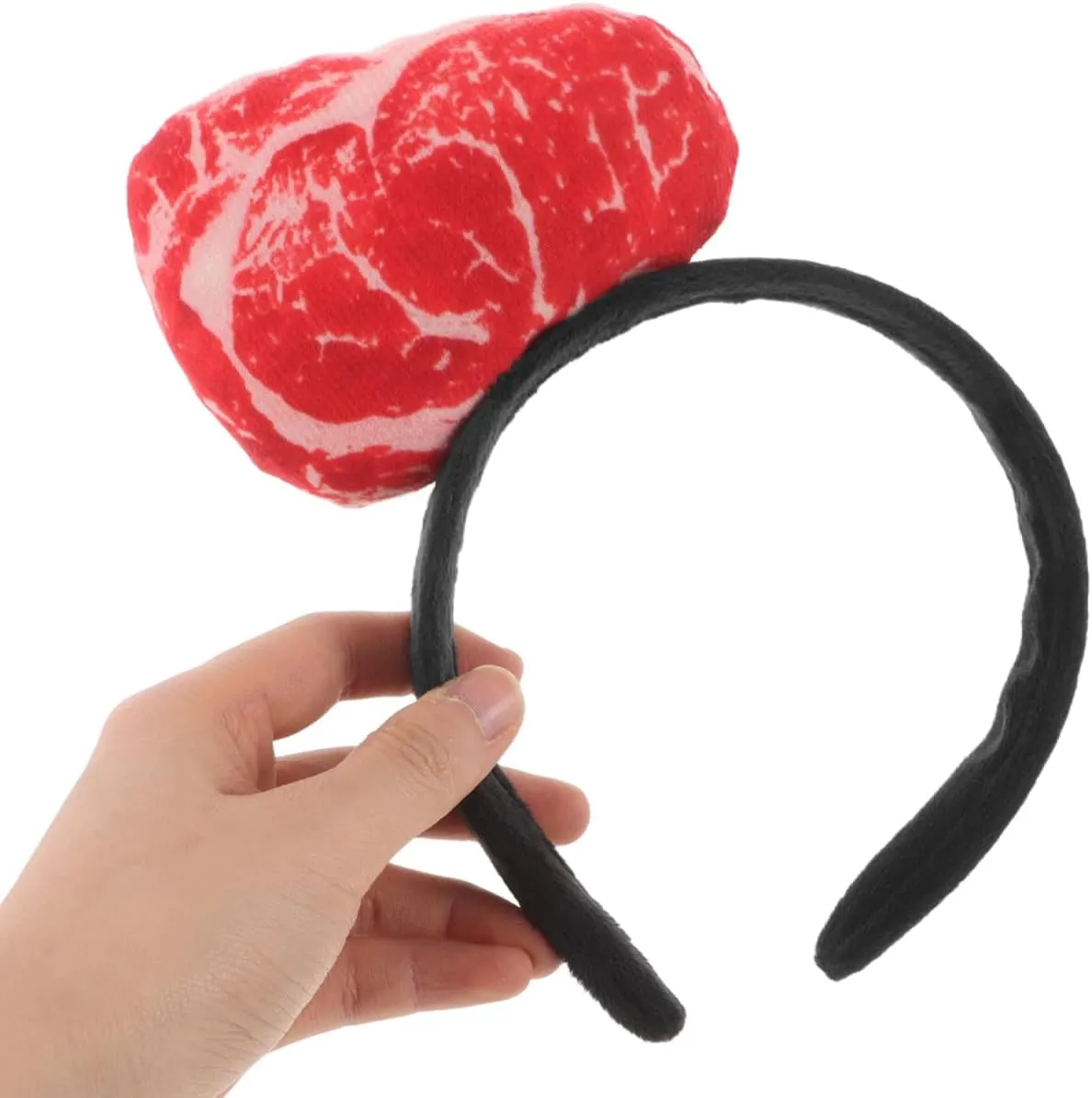 Beaupretty 2Pcs Funny Meat Costume Headband Creative Food Hair Hoop for Party Cosplay for Halloween Photo Props Dress Up Accessories Comfortable Fit Unique Design