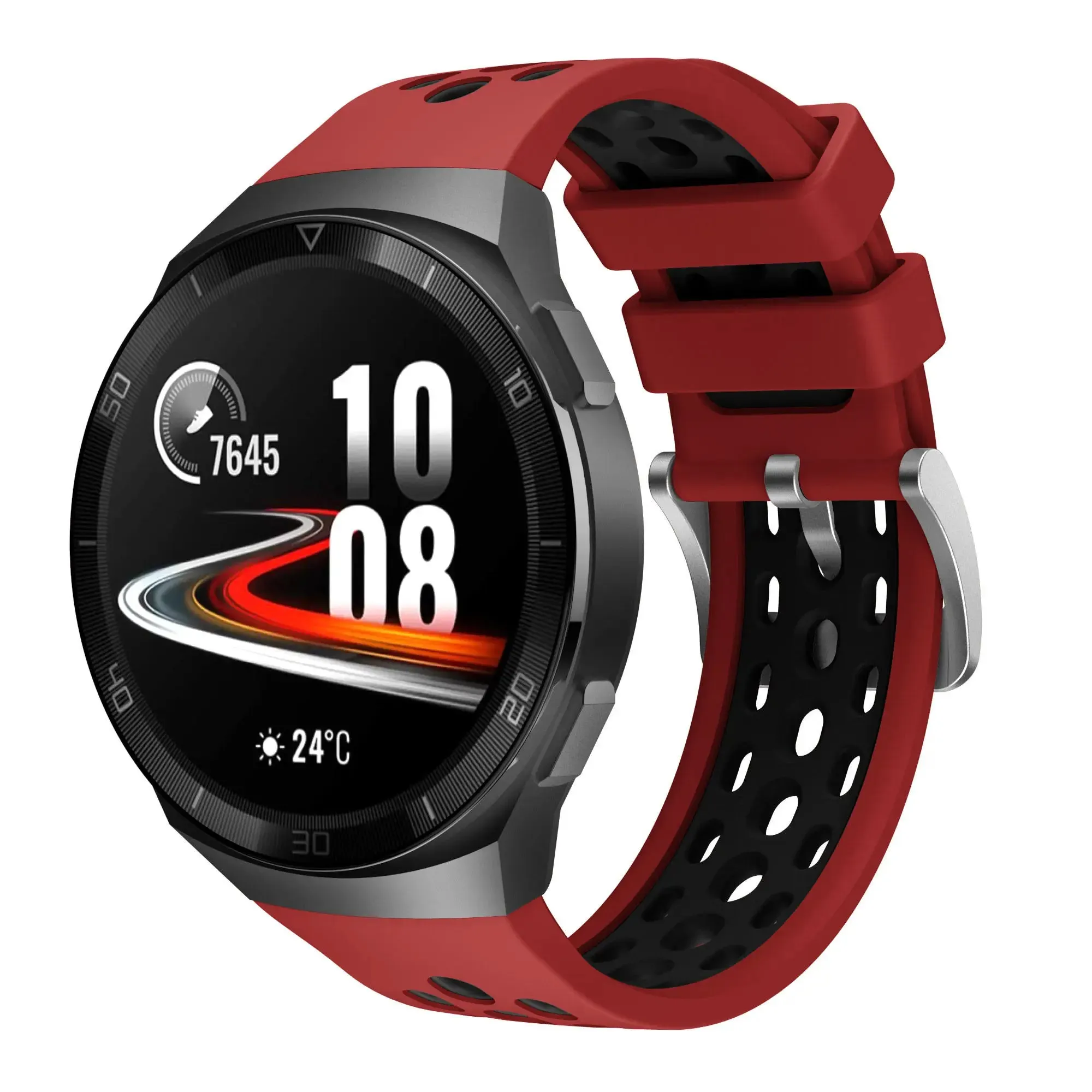 BEHAU Sport Silicone Watch Strap  GT  Smart Watch band Replacement 22mm Bracelet belt