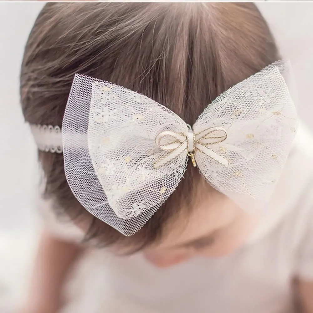 Bethynas Baby Girls Cute Bow-knot Headband Soft Lace Floral Hairbands Newborn Infant Toddlers Kids Hair Accessories (Style 11)