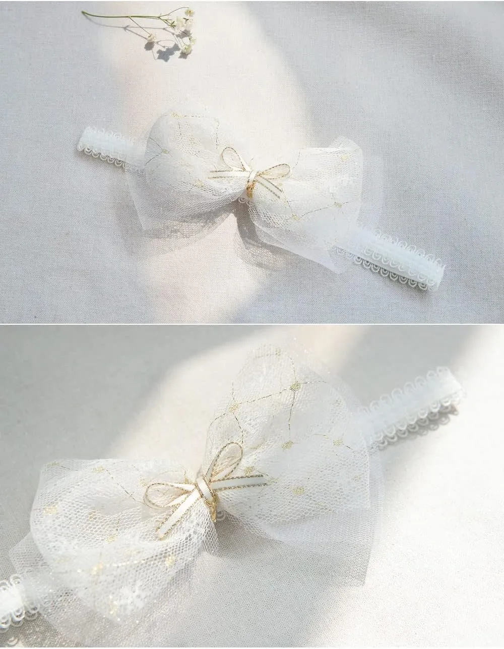 Bethynas Baby Girls Cute Bow-knot Headband Soft Lace Floral Hairbands Newborn Infant Toddlers Kids Hair Accessories (Style 11)