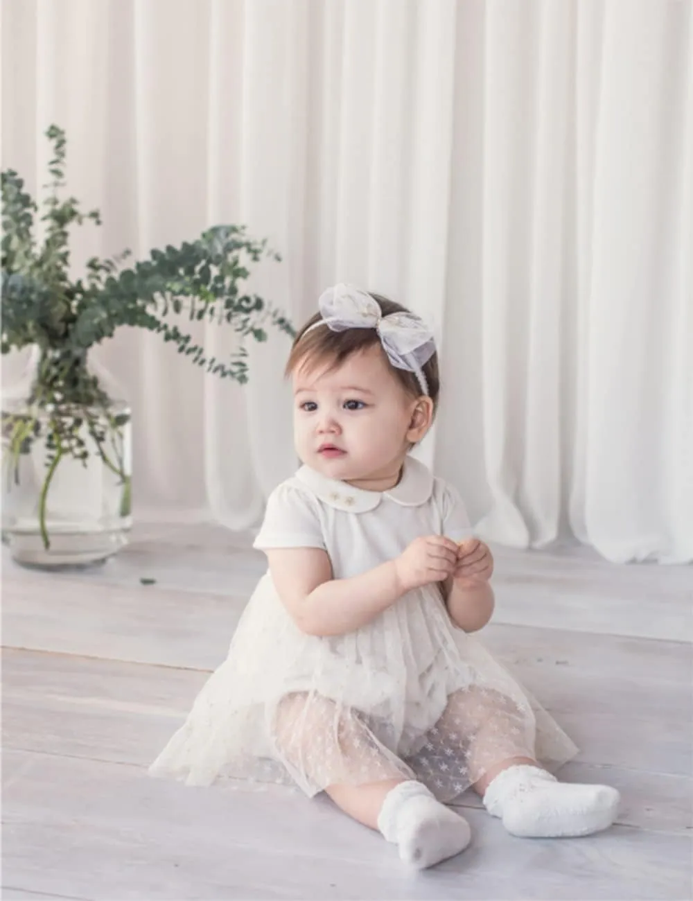 Bethynas Baby Girls Cute Bow-knot Headband Soft Lace Floral Hairbands Newborn Infant Toddlers Kids Hair Accessories (Style 11)