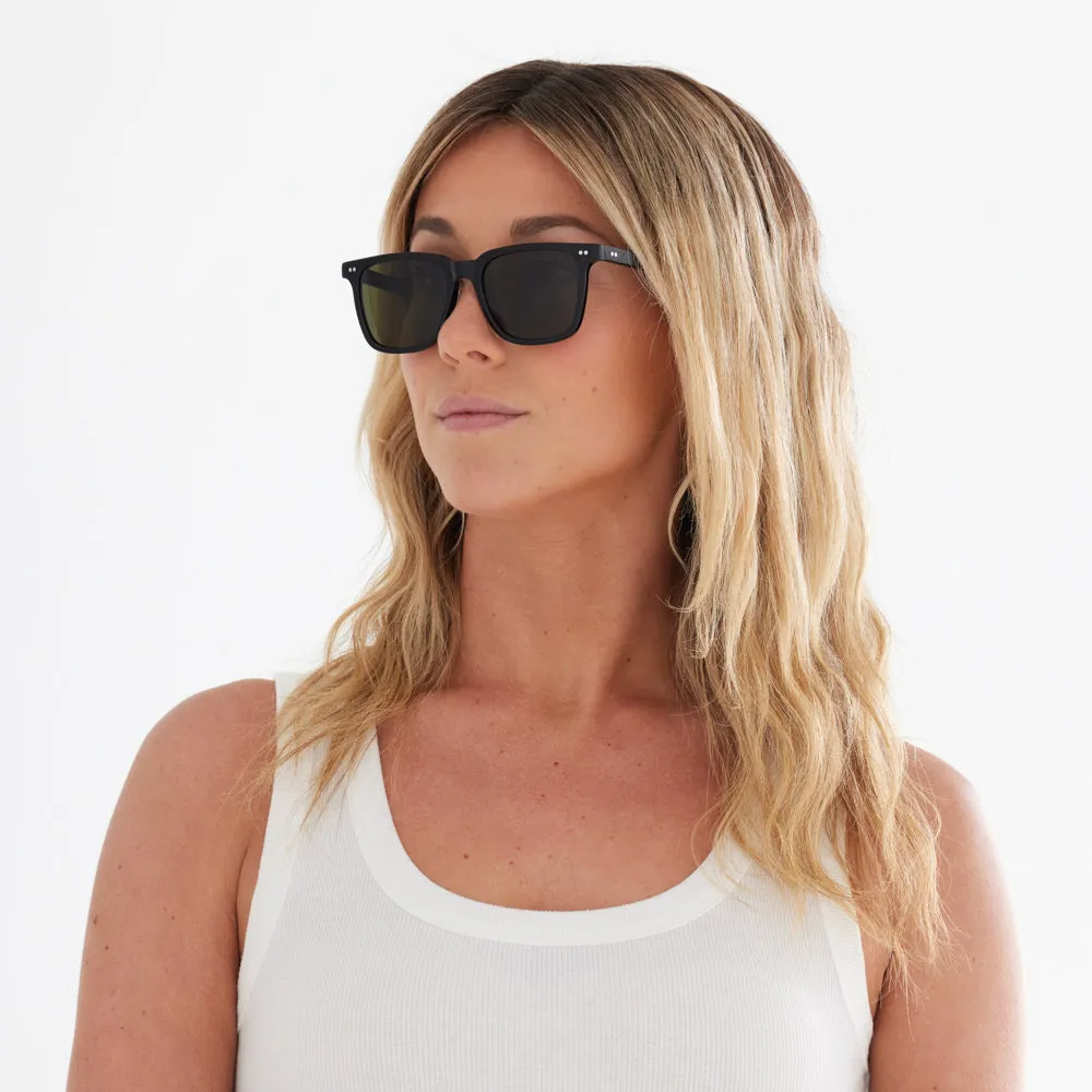 Birch Gloss Black/Grey Sunglasses