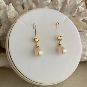 Bridal Pearl Drop Earrings