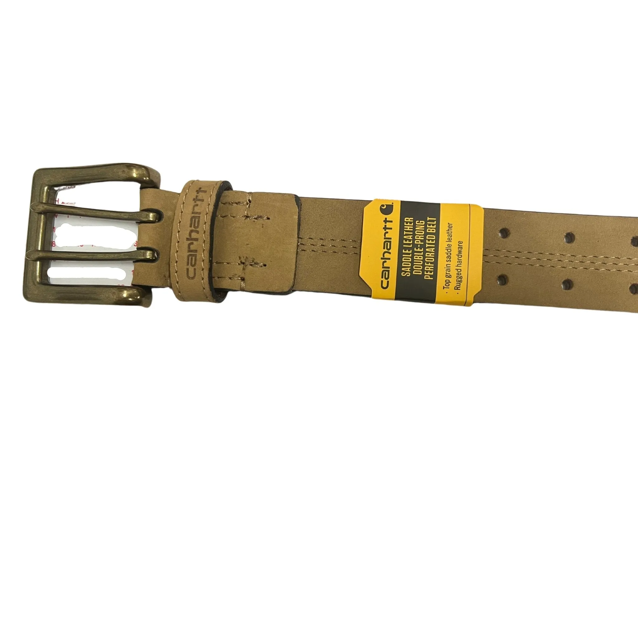 Carhartt Men's Double Perf Belt - Brown - ONLINE STORE CREDIT/EXCHANGE ONLY