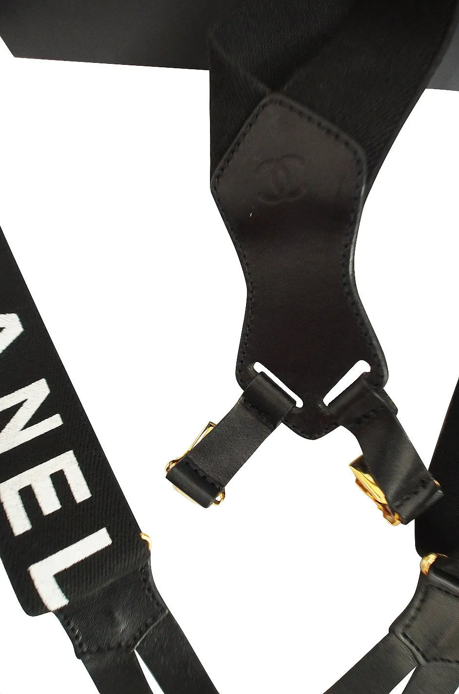 Early 2000s Iconic Vintage Chanel Suspenders