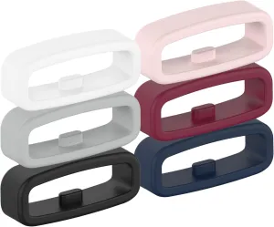 Fastener Rings Compatible for Garmin Venu 2S,Venu 3S,Vivomove 3S,Vivoactive 4S,Vivosport,Vivosmart HR,Forerunner 255S,Forerunner 265S Bands Security Loop Holder Keeper Retainer Fixed Non-Slip Silicon Loops