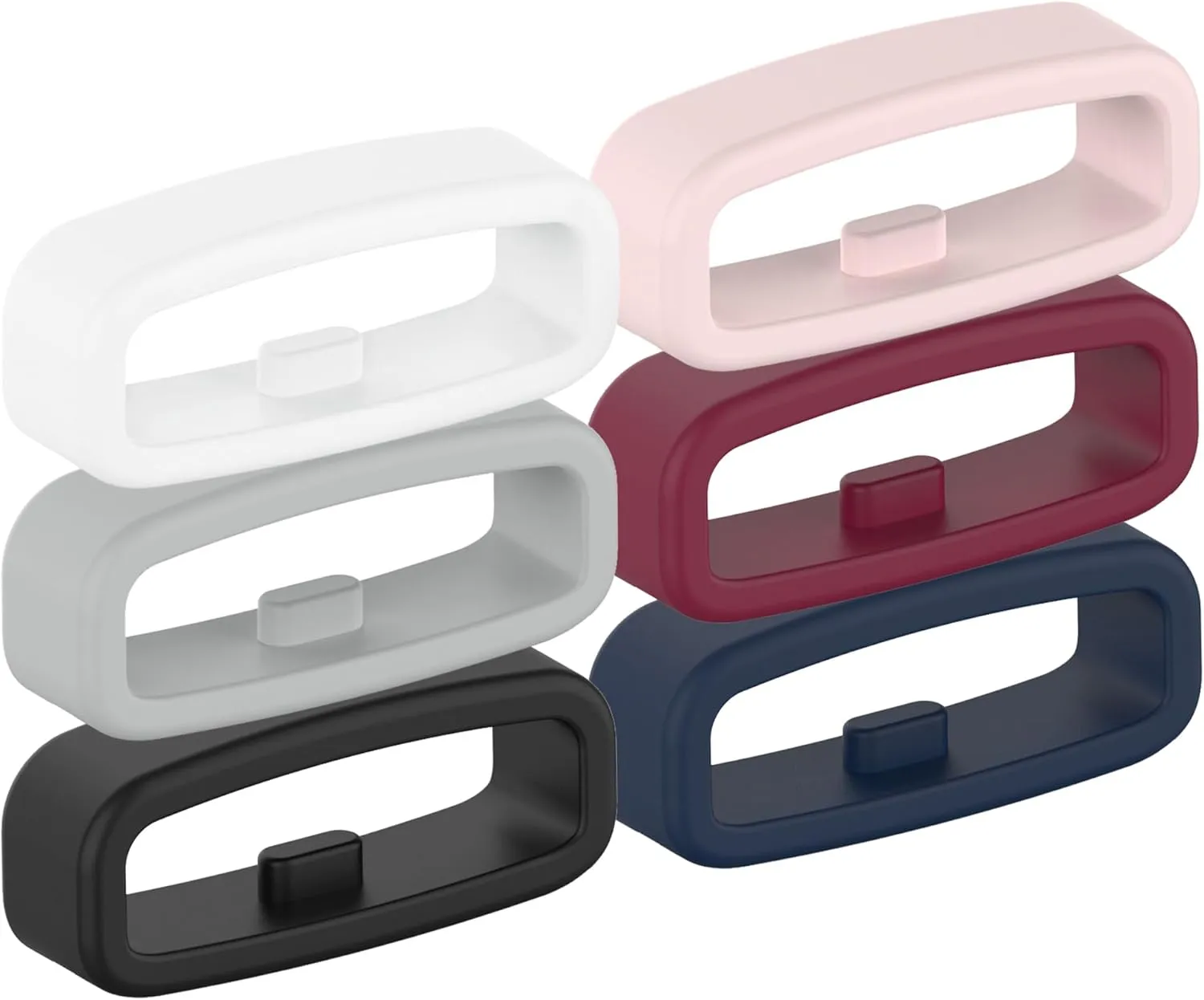 Fastener Rings Compatible for Garmin Venu 2S,Venu 3S,Vivomove 3S,Vivoactive 4S,Vivosport,Vivosmart HR,Forerunner 255S,Forerunner 265S Bands Security Loop Holder Keeper Retainer Fixed Non-Slip Silicon Loops