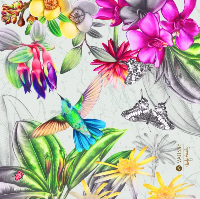 FLOR DE CERA - 110x110 - Valisse Silk