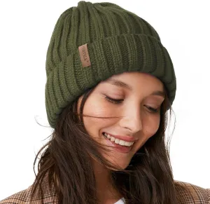 FURTALK Winter Hats for Women Fleece Lined Beanie Knit Chunky Womens Snow Cap
