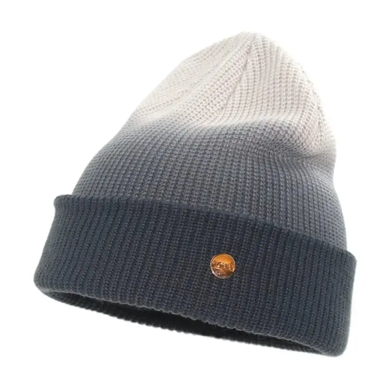 Gradient Color Winter Soft Knitted Beanie
