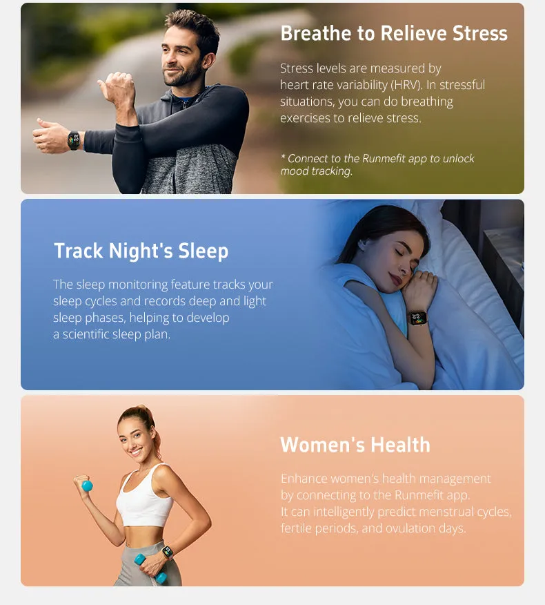 GTS7-Pro Women’s & Men’s Smartwatch for Android & IOS – 2” HD Touch Screen – Built-in Bluetooth, GPS & Alexa Technology – IP67 Waterproof – Health & Fitness Tracker: 100 Sport Modes – 5 Color straps (GOLD with BROWN LEATHER STRAP)