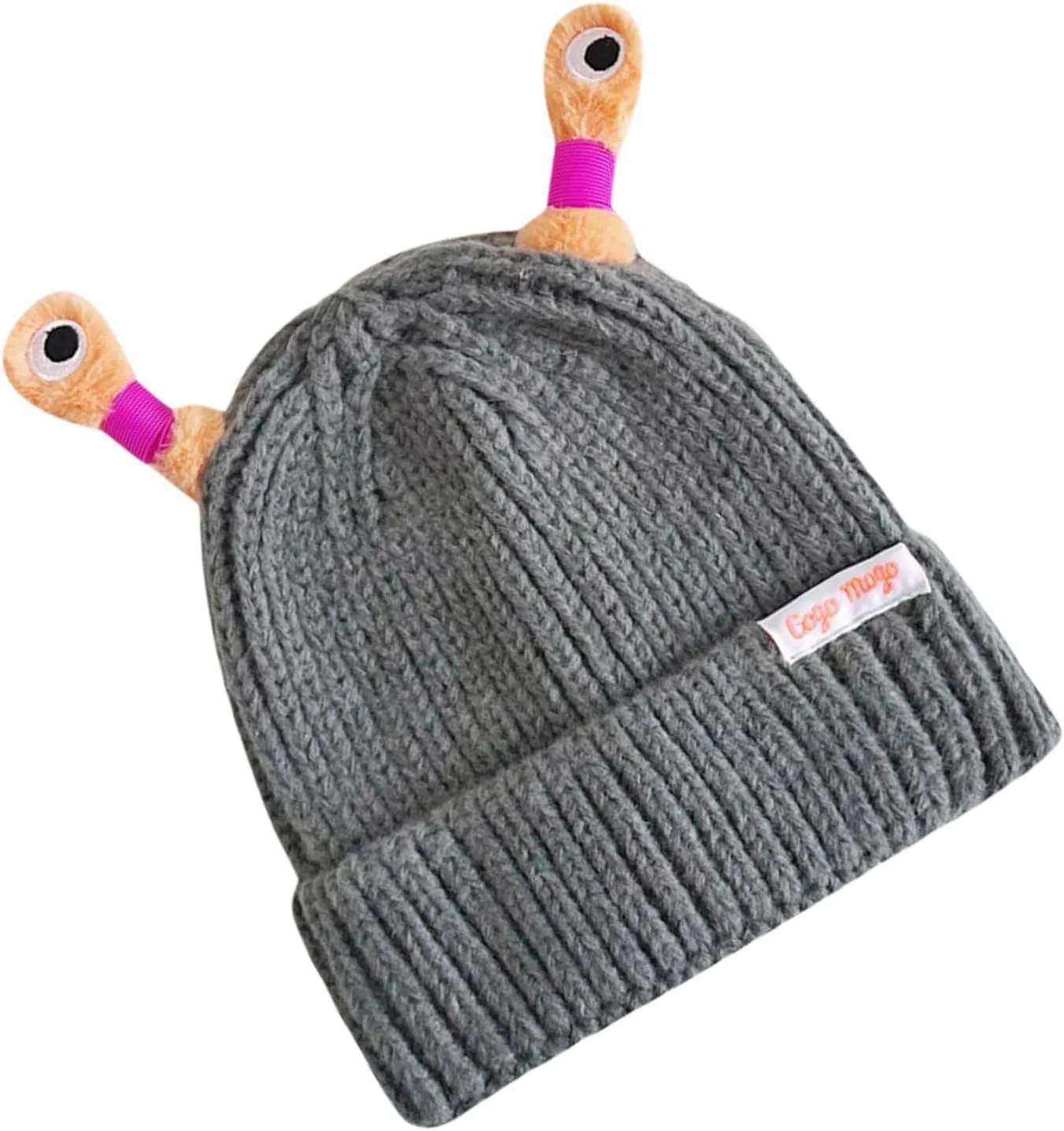 Honganda Funny Beanie Hat for Women, Glowing Monster Knitted Hat with Retractable Tentacles, Warm Winter Hat Gift for Adult