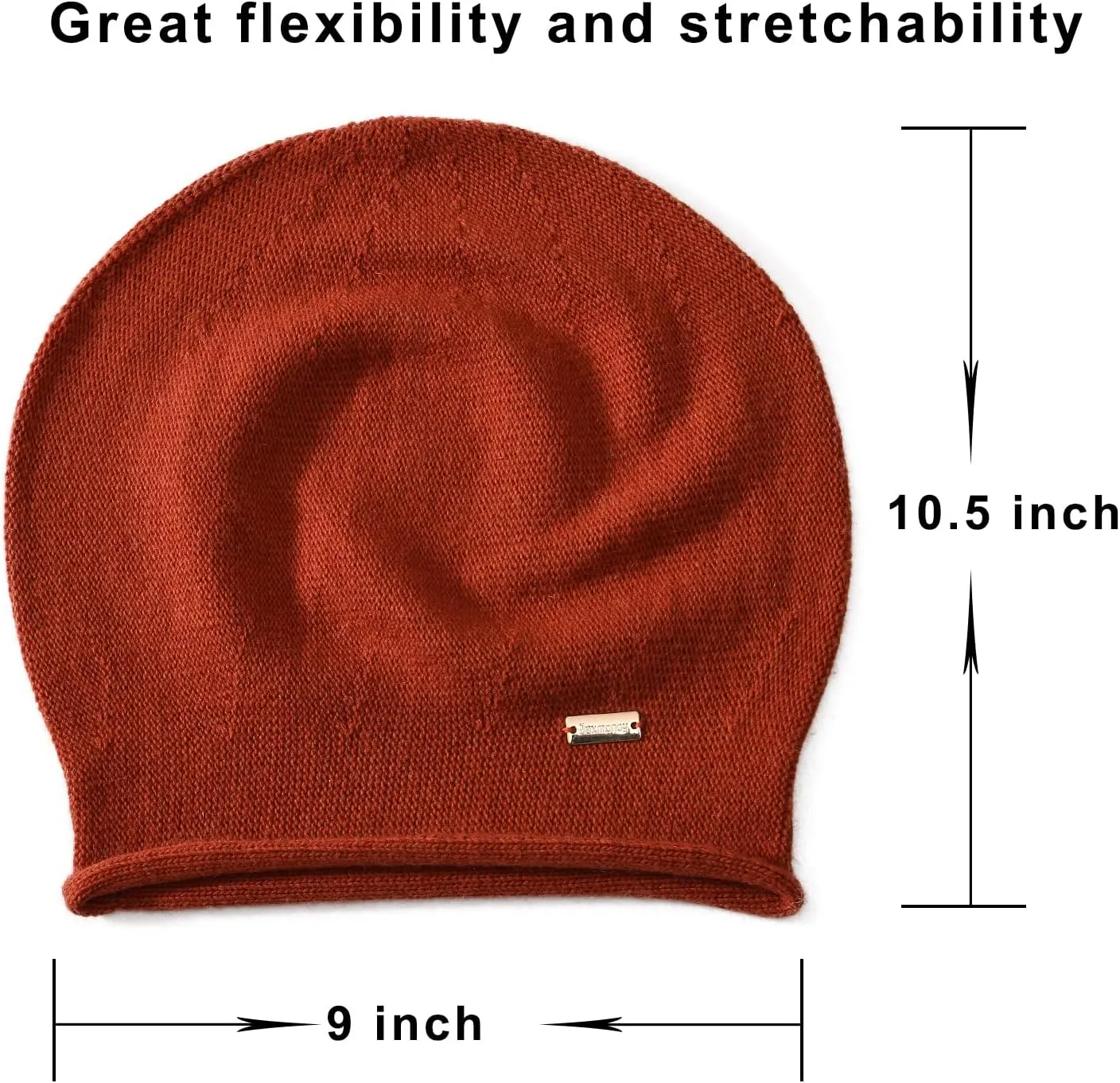 jaxmonoy Slouchy Knit Beanie Hat for Women Winter Soft Warm Ladies Laightweight Slouch Knitted Skull Beanies Cap