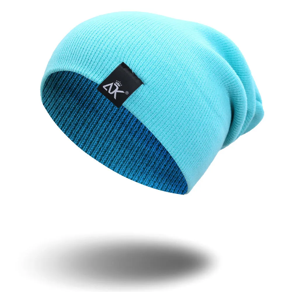 Knitted Winter Slouch Ski Beanie