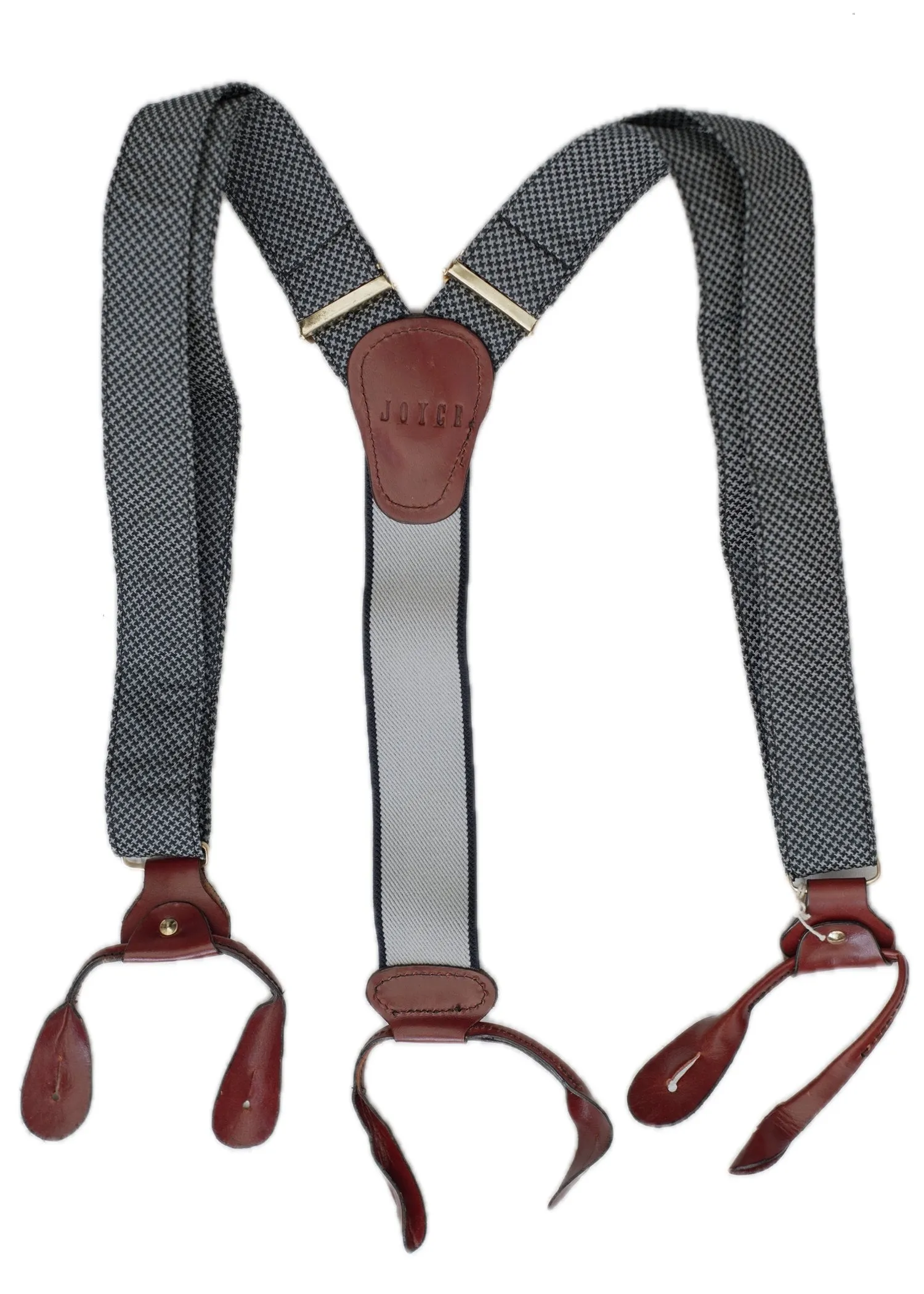 Leather Tab Button Braces • Suspenders • Joyce