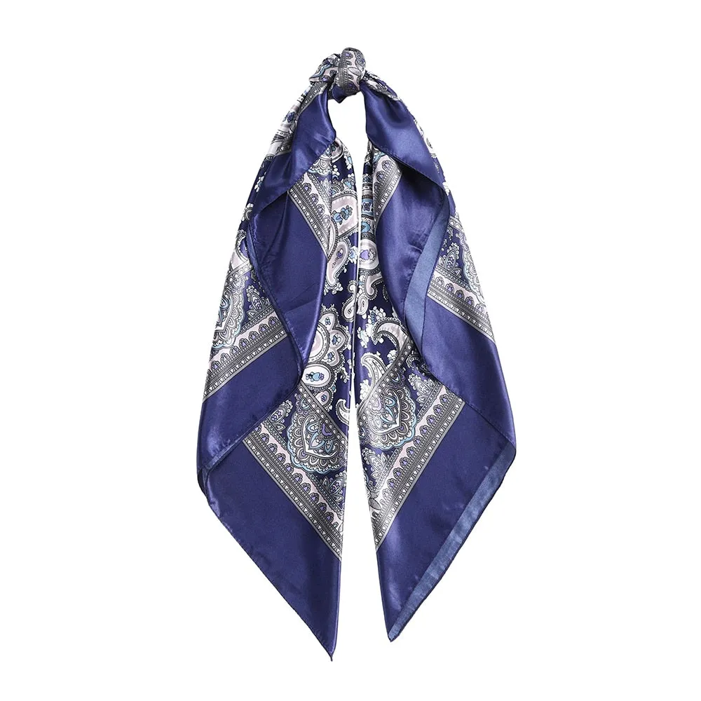 Leopard Print Satin Silk Hair Accessory
