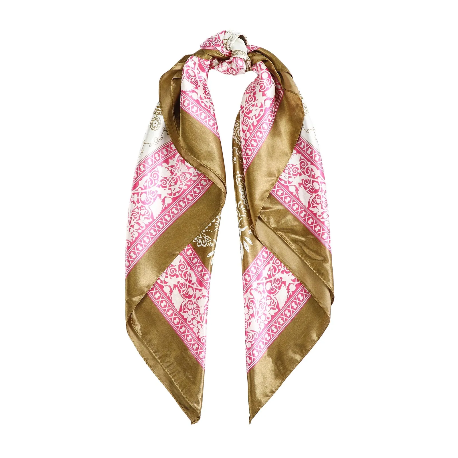 Leopard Print Satin Silk Hair Accessory