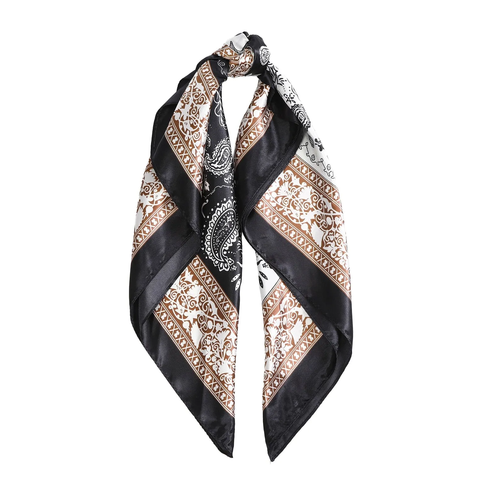 Leopard Print Satin Silk Hair Accessory