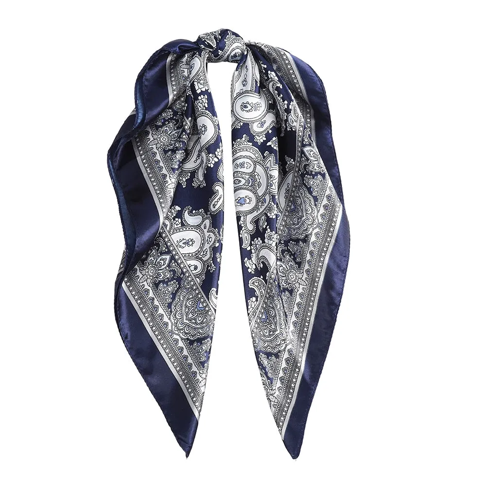Leopard Print Satin Silk Hair Accessory