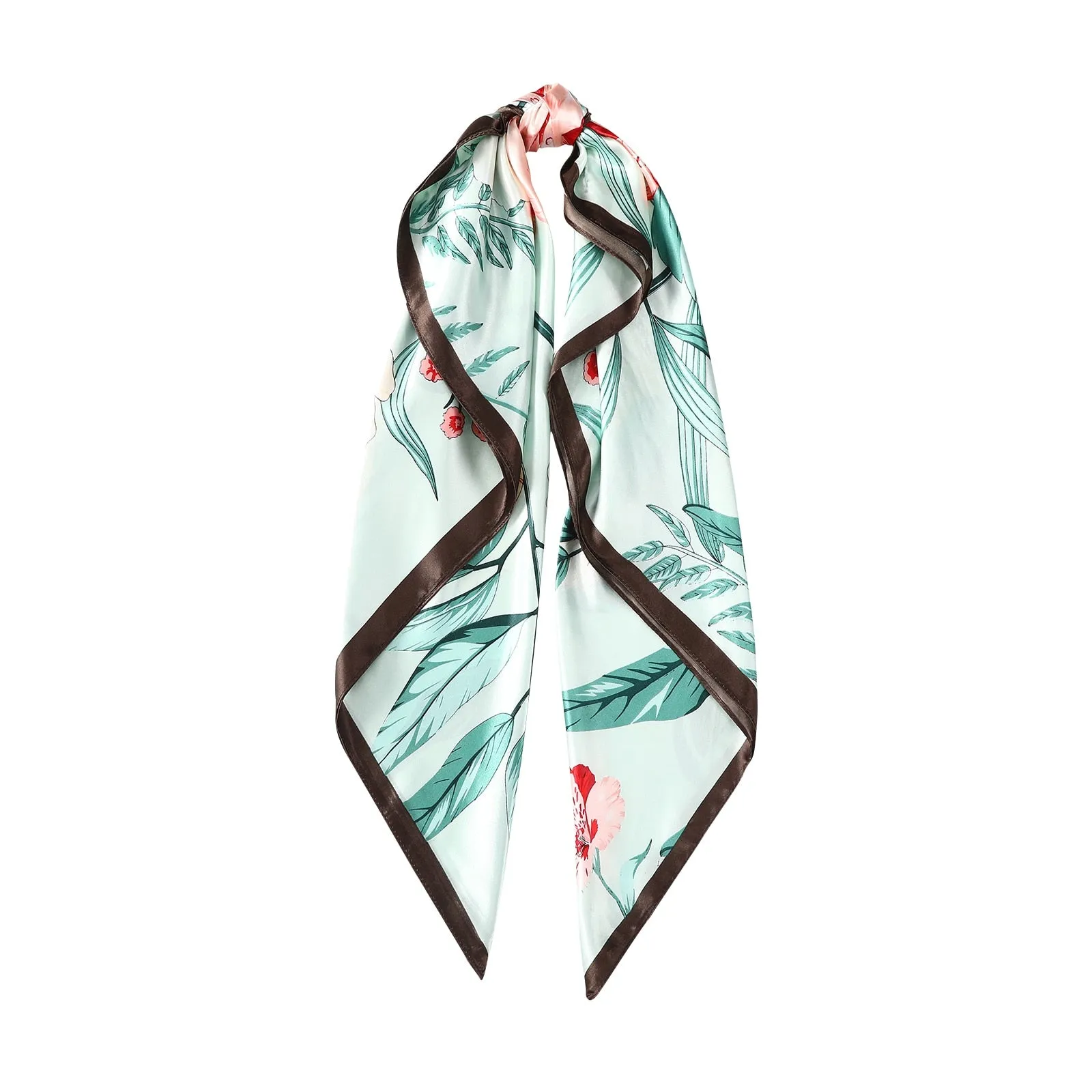 Leopard Print Satin Silk Hair Accessory
