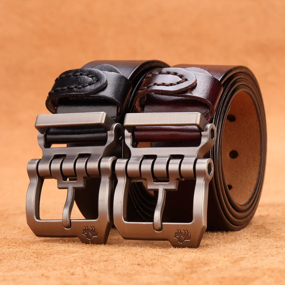 Men's Genuine Leather Vintage Style Belt