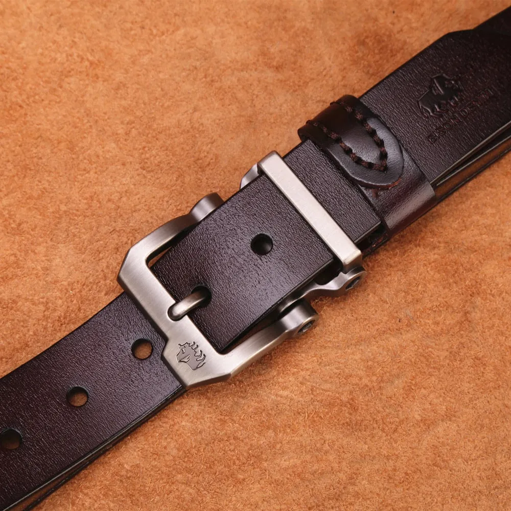 Men's Genuine Leather Vintage Style Belt