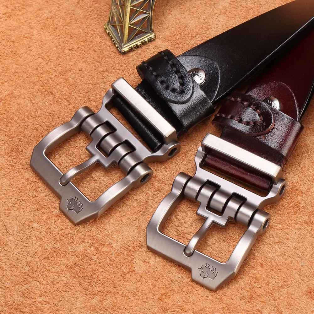 Men's Genuine Leather Vintage Style Belt