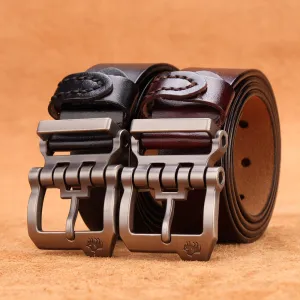 Men's Genuine Leather Vintage Style Belt