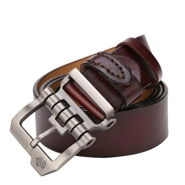 Men's Genuine Leather Vintage Style Belt