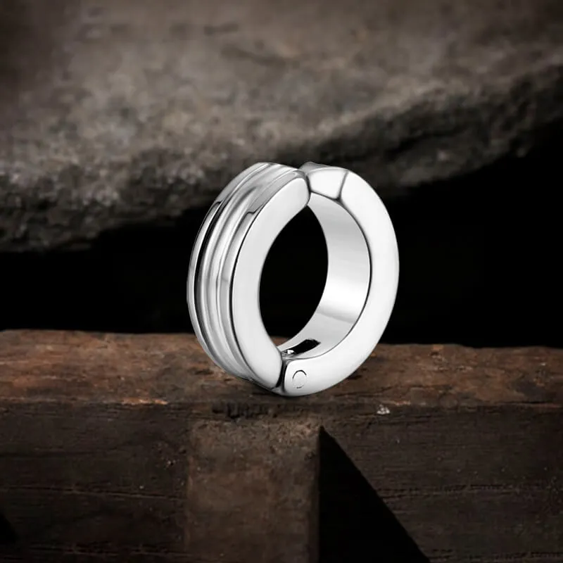 Minimalist Geometric Stainless Steel Ear Cuffs