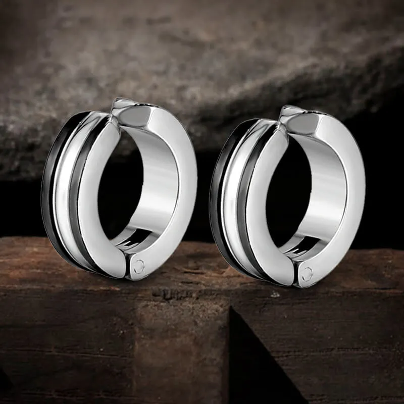 Minimalist Geometric Stainless Steel Ear Cuffs