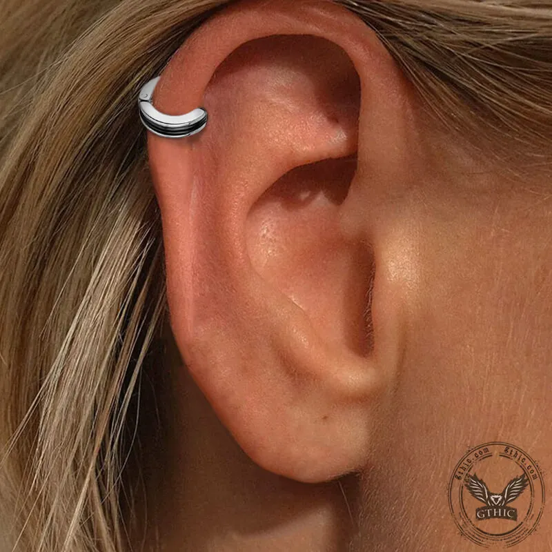 Minimalist Geometric Stainless Steel Ear Cuffs