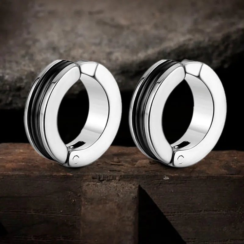 Minimalist Geometric Stainless Steel Ear Cuffs