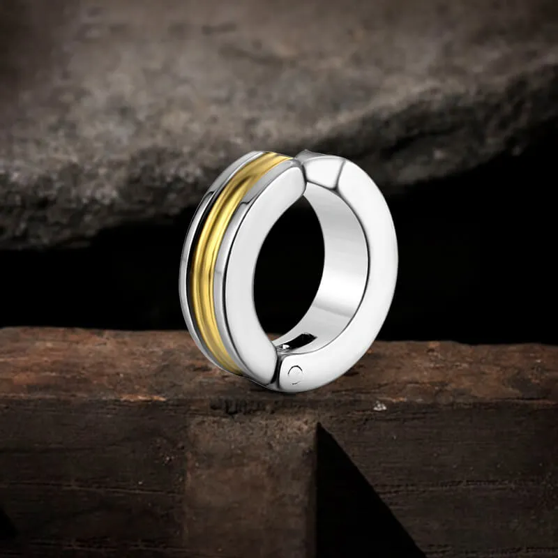 Minimalist Geometric Stainless Steel Ear Cuffs
