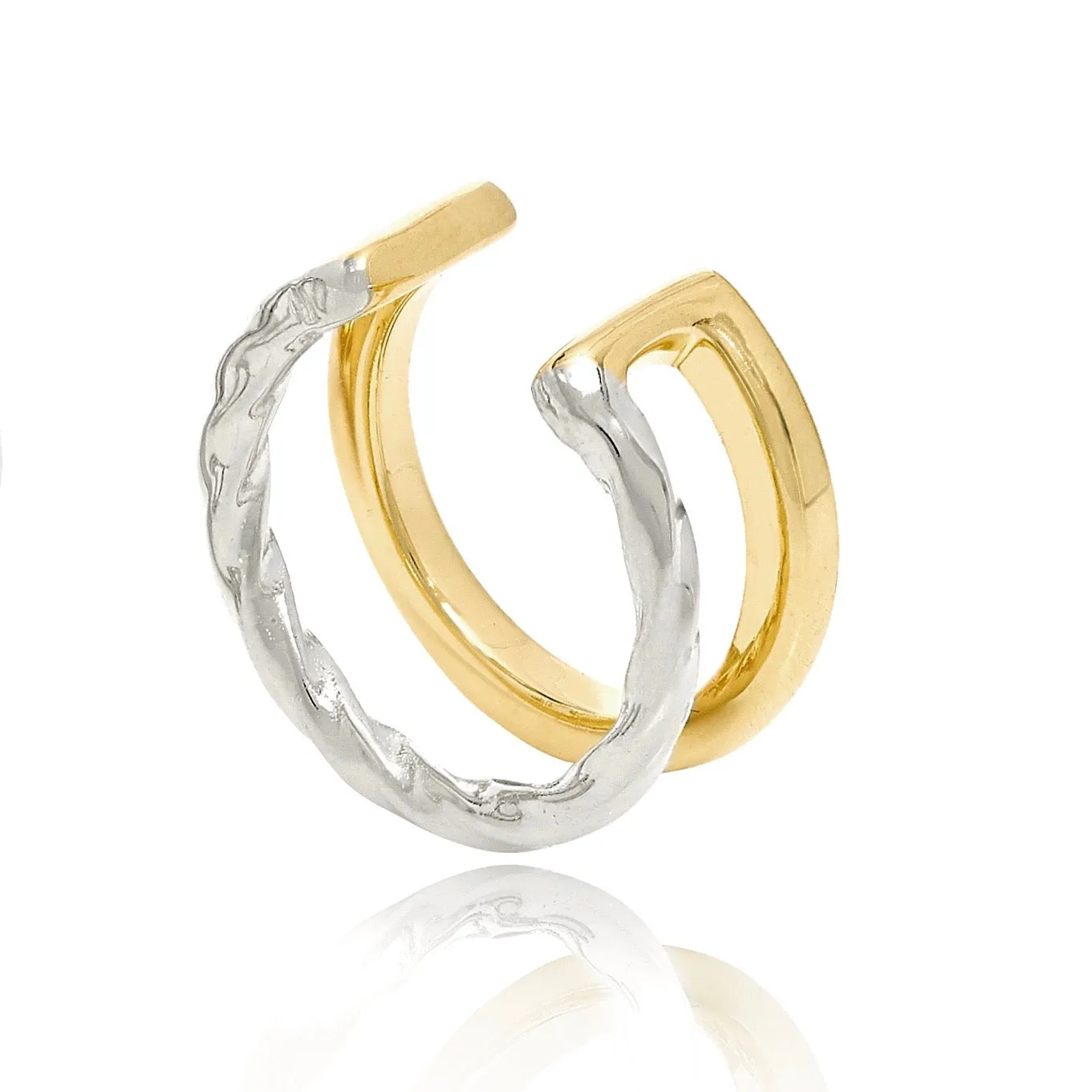 Mixed Metal Cuffs