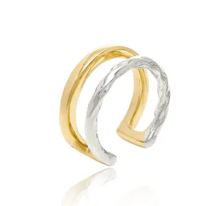 Mixed Metal Cuffs