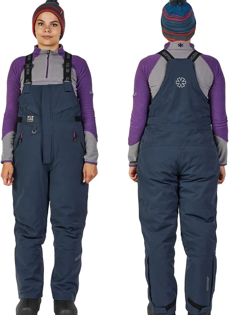 NORFIN Women NORDIC FLT Bibs, Float Assist Fishing Pants, Waterproof Insulated, Breathable, Wind Resistant, Warm, Comfortable