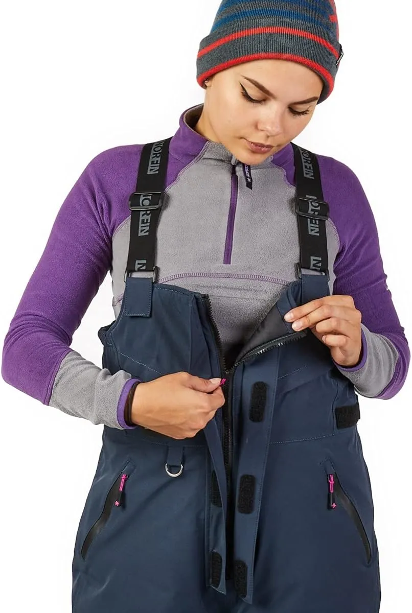 NORFIN Women NORDIC FLT Bibs, Float Assist Fishing Pants, Waterproof Insulated, Breathable, Wind Resistant, Warm, Comfortable
