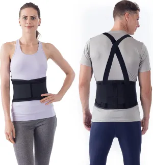 NYOrtho Back Brace Women & Men - 3XL - 46"-50" - Relieves Pain - Support Suspenders - osteoporosis - Maximum Posture Spine Support - Hook Loop