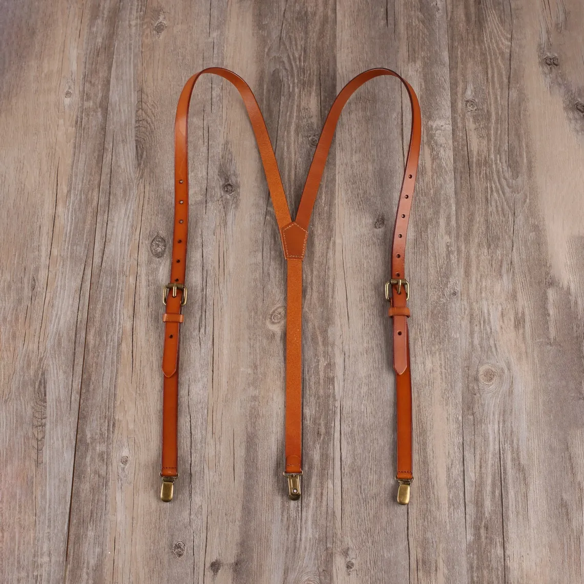 Personalized Groomsmen Leather Suspenders Wedding Suspenders Unique Gifts for Men