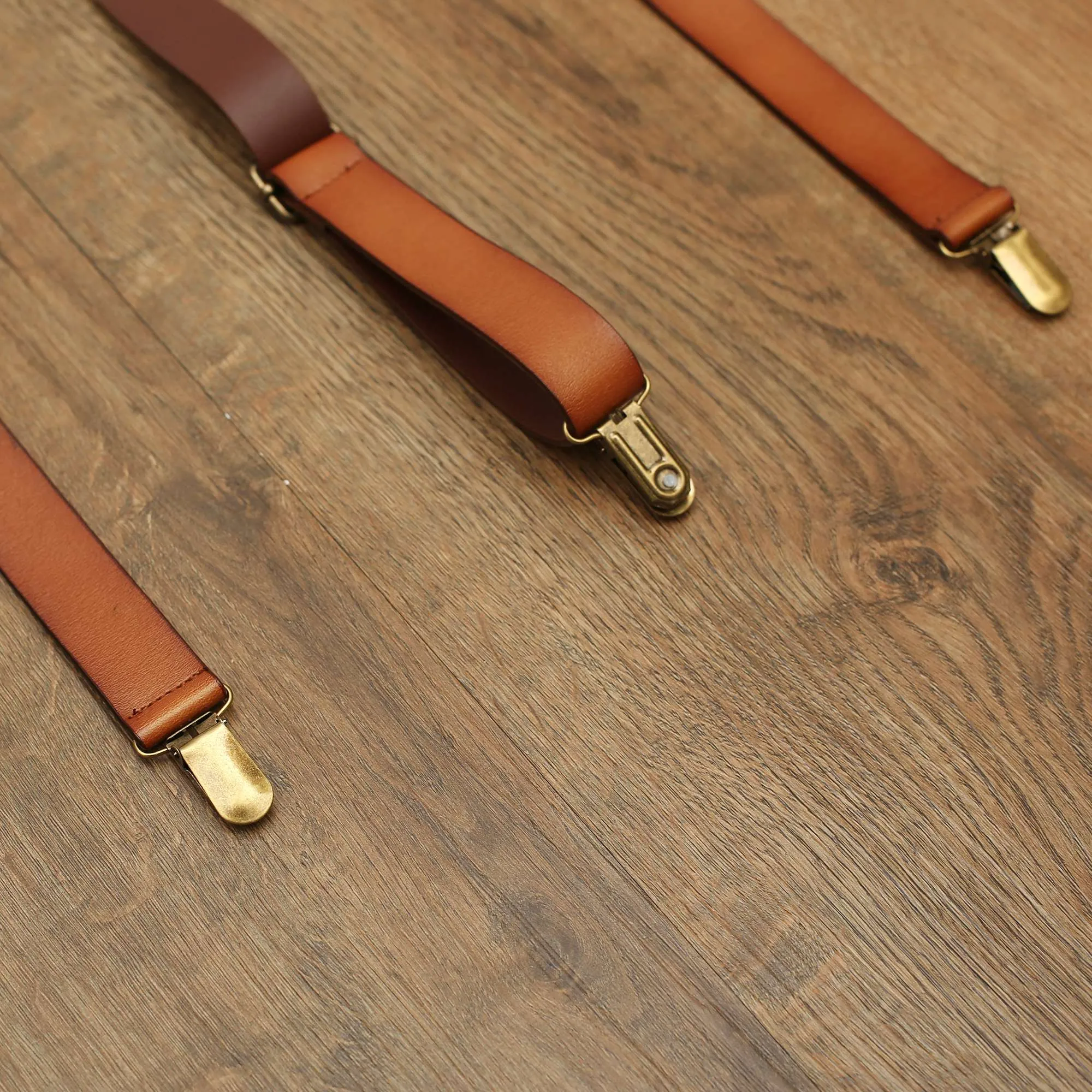 Personalized Groomsmen Suspenders Wedding Leather Suspenders Men's Suspenders