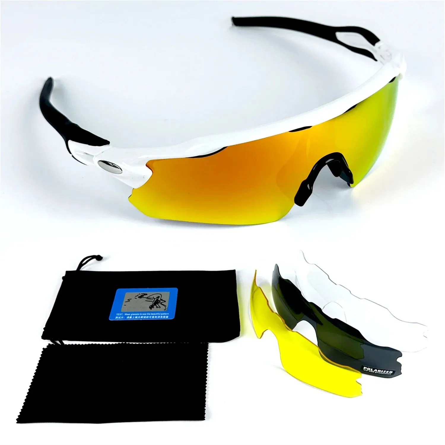 Polarized sunglasses sharp Cycling Glasses  Windproof Eyewear Goggles
