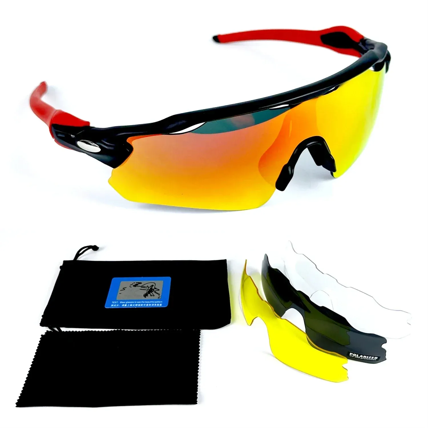 Polarized sunglasses sharp Cycling Glasses  Windproof Eyewear Goggles
